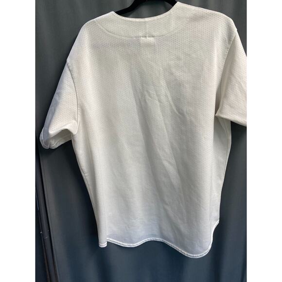 Vintage Majestic Jersey Mens XL White Button Front MLB Genuine Merchandise B76 - Picture 8 of 8